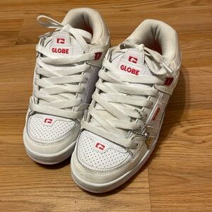 White Globe Skate Shoes